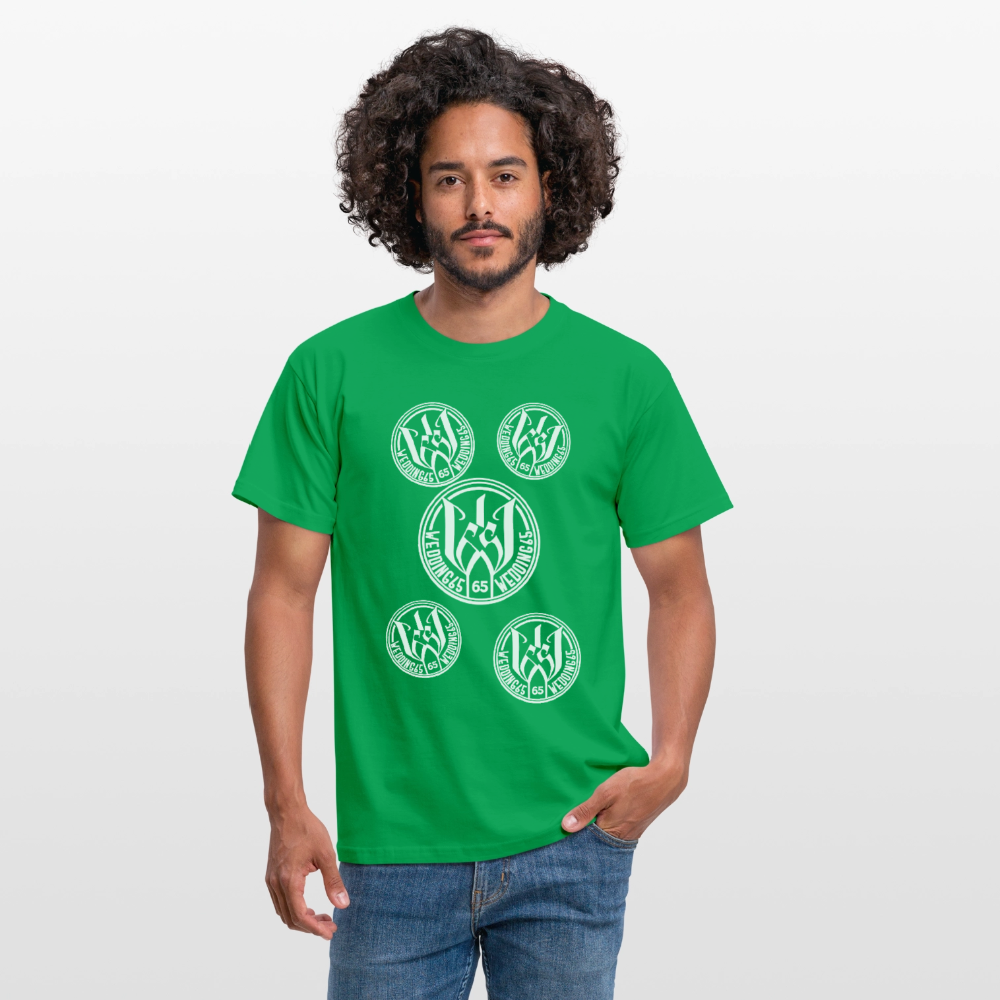 Black logo Shirt Wedding65 Männer T-Shirt - Kelly Green