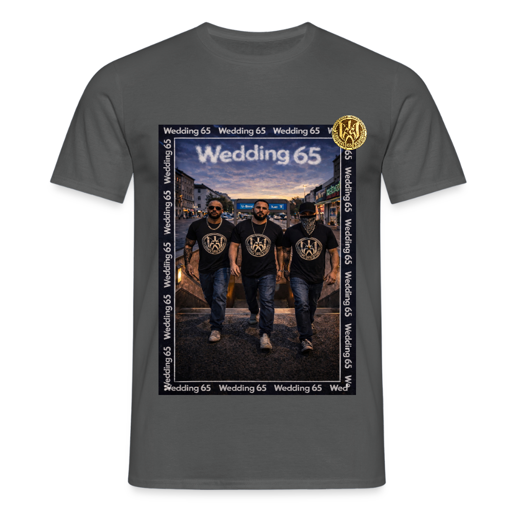 3Metro Wedding 65 Männer T-Shirt - Anthrazit