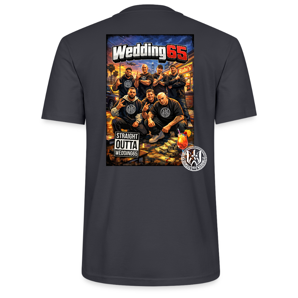 Outta Gang Wedding65  Unisex T-Shirt CRAFTER - Dunkles Graublau