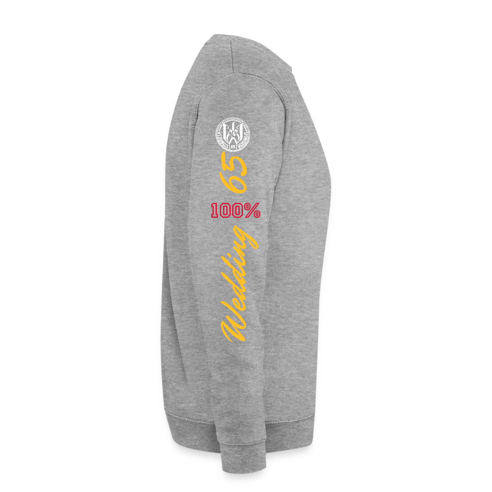 Kardes Wedding 65 Berlin Unisex Pullover - Weißgrau meliert