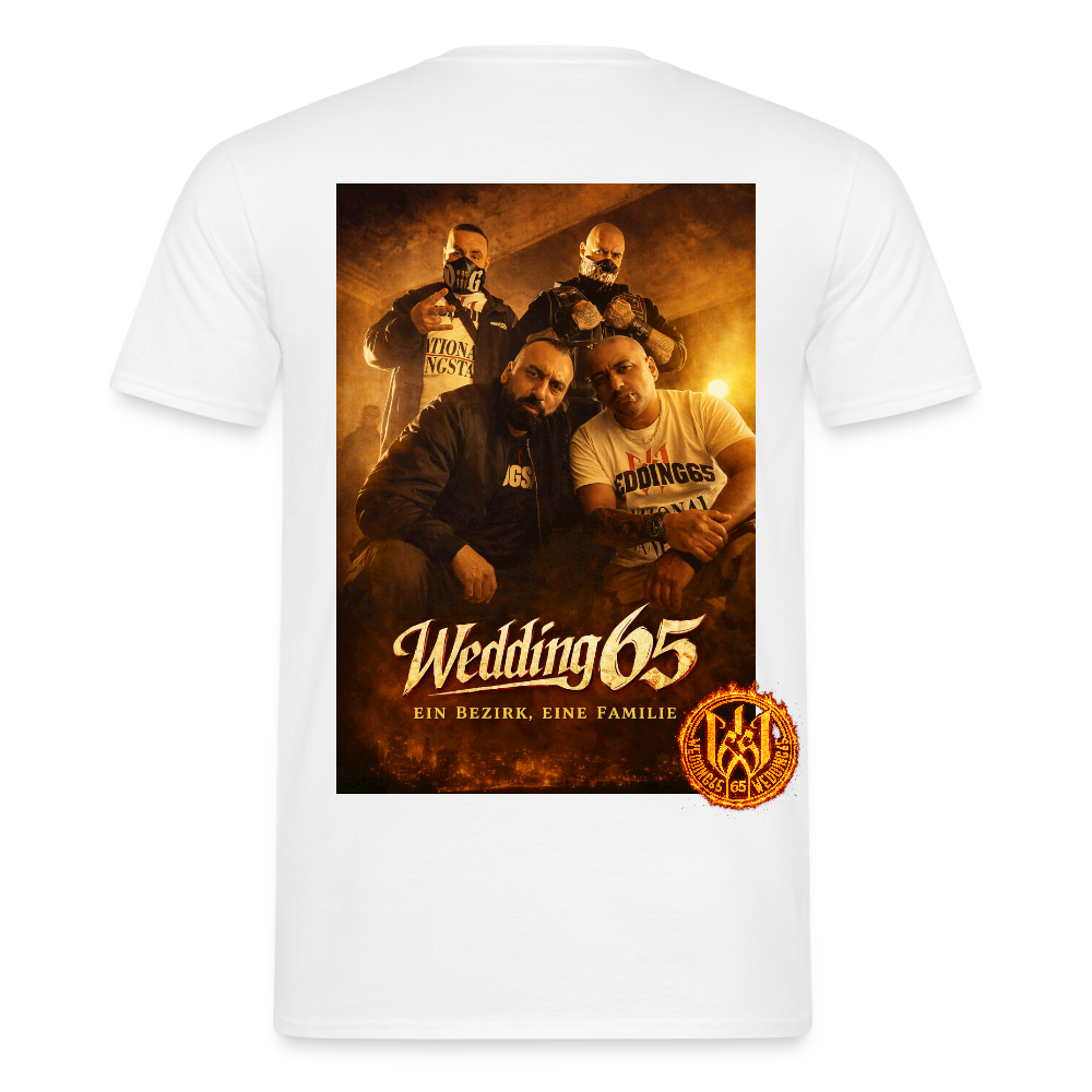 Fire Wedding65 Männer T-Shirt - Weiß