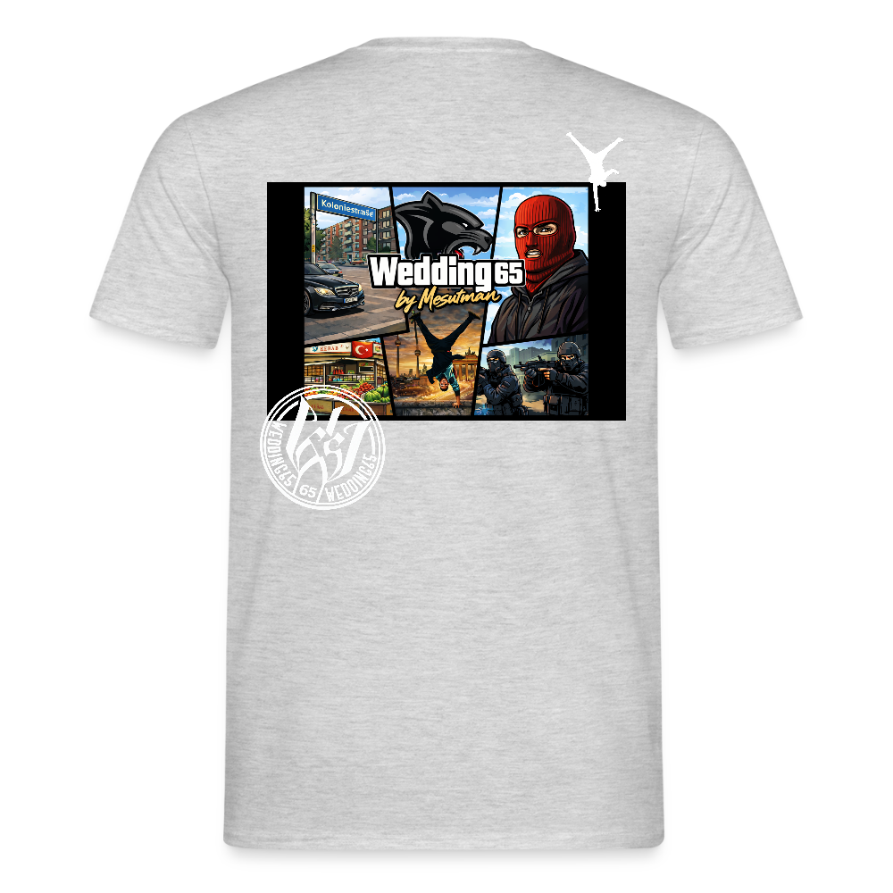 Männer Wedding65 by Mesutman T-Shirt - Grau meliert