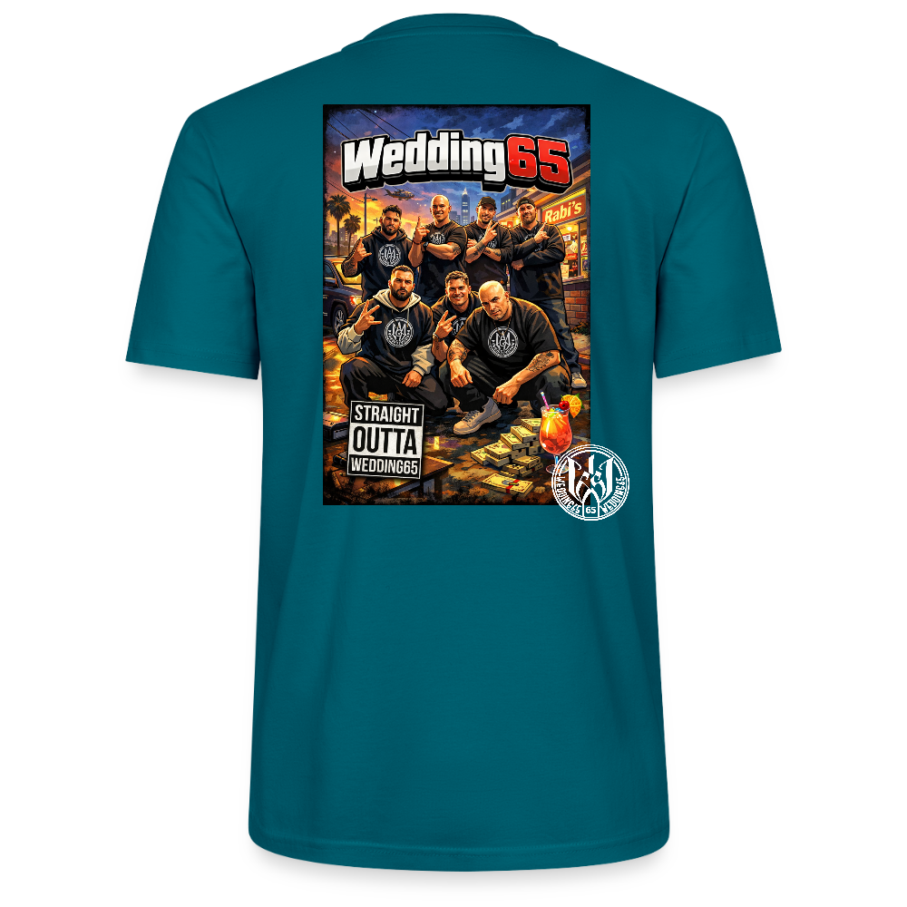 Outta Gang Wedding65  Unisex T-Shirt CRAFTER - Ozeanblau