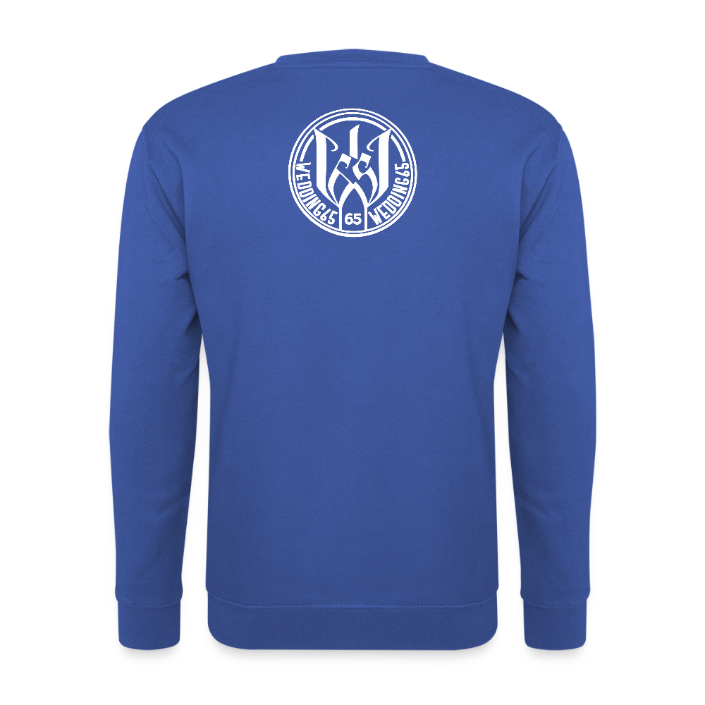 Wedding65 Unisex Pullover - Royalblau