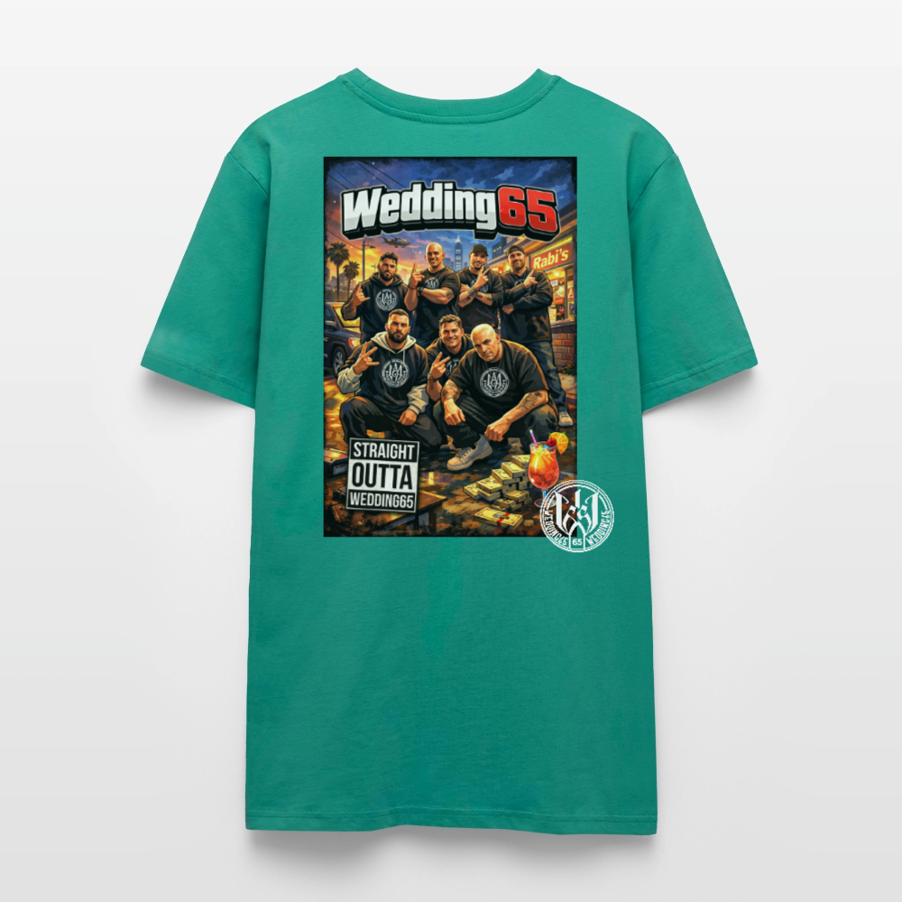 Outta Gang Wedding65  Unisex T-Shirt CRAFTER - Blaugrün