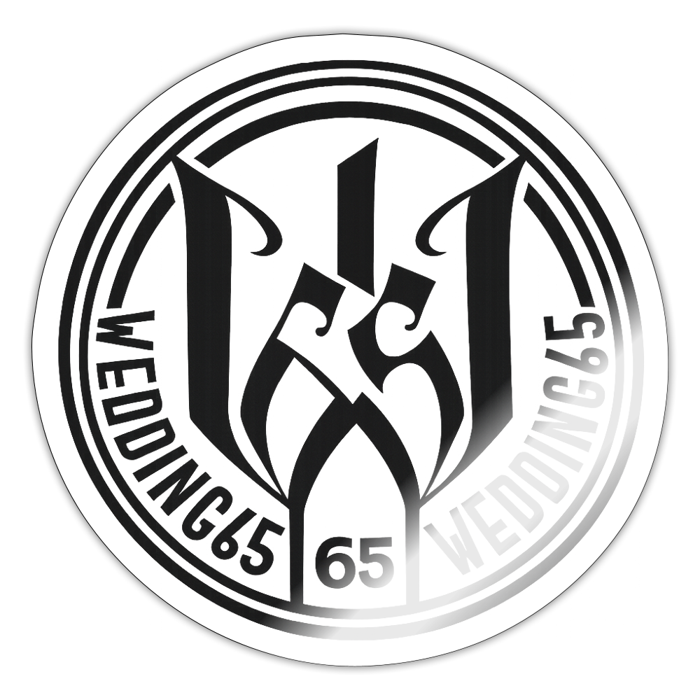 Wedding65 Berlin Mesutman Sticker - Weiß glänzend