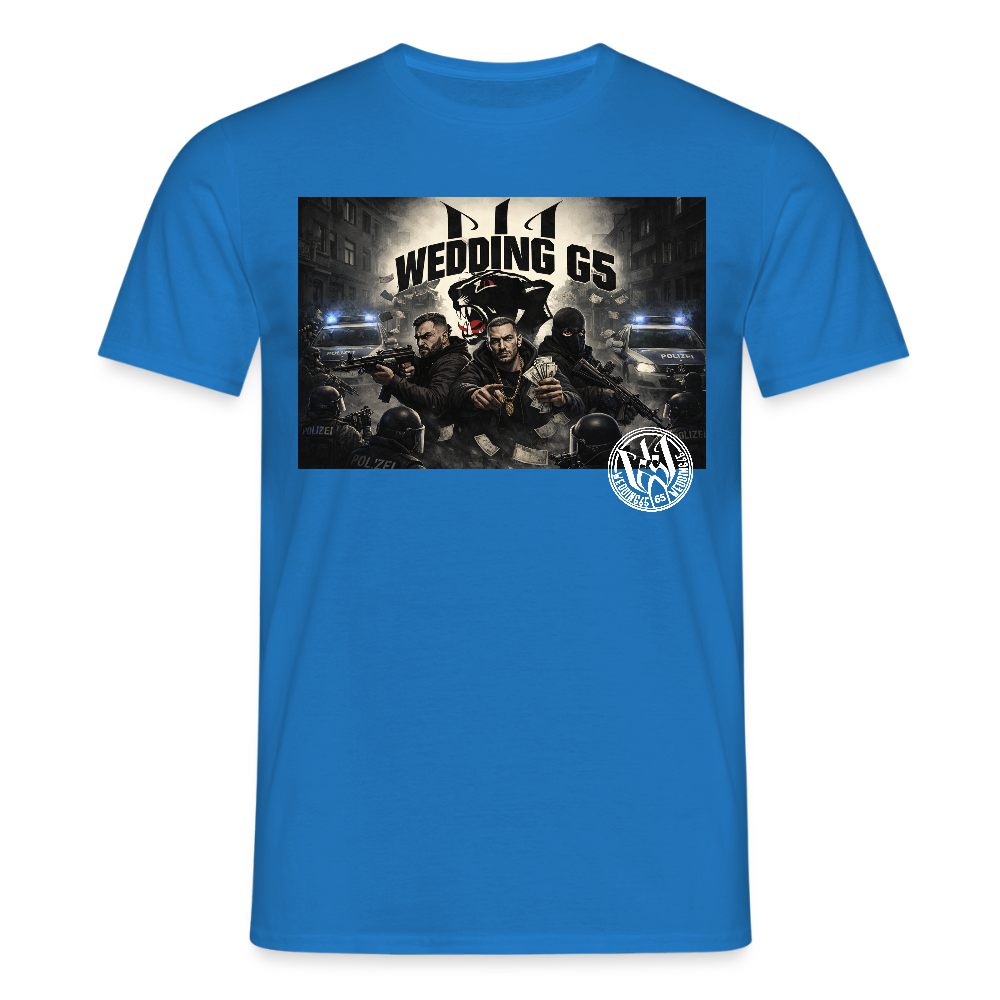 Wedding 65 Street Crime Männer T-Shirt - Royalblau