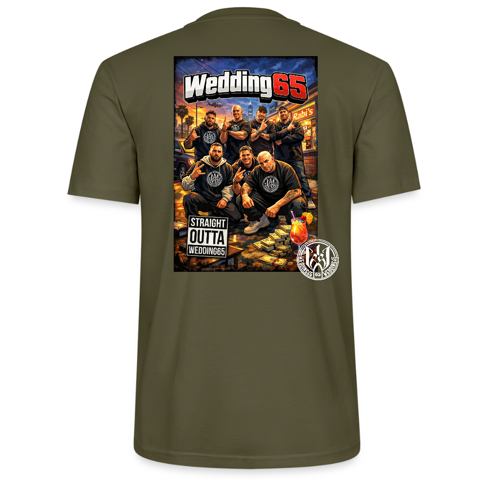 Outta Gang Wedding65  Unisex T-Shirt CRAFTER - Khaki