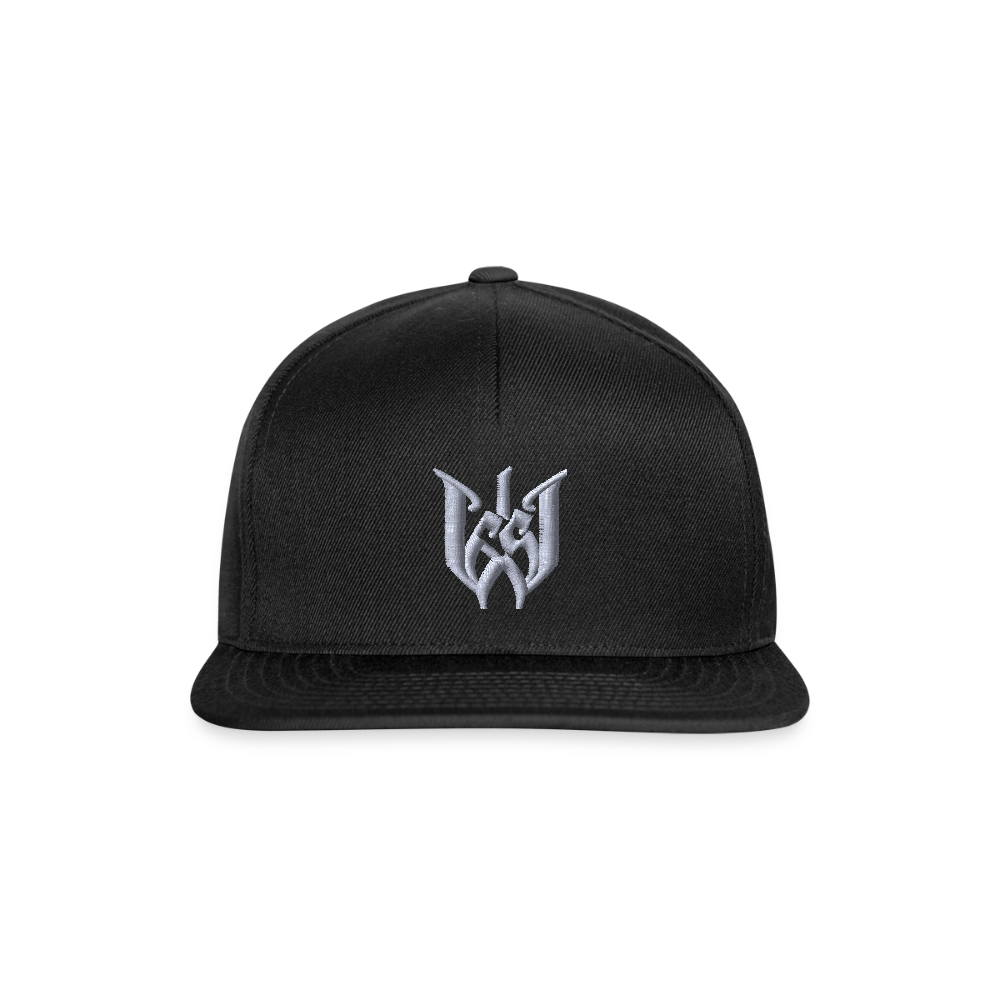 Wedding65 Strick Snapback Cap - Schwarz/Schwarz