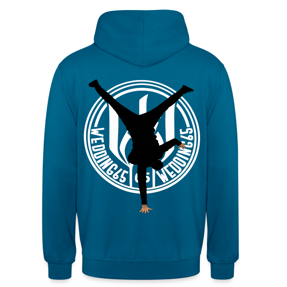 Breakdance 99 Wedding65 Unisex Hoodie - Tiefseeblau 