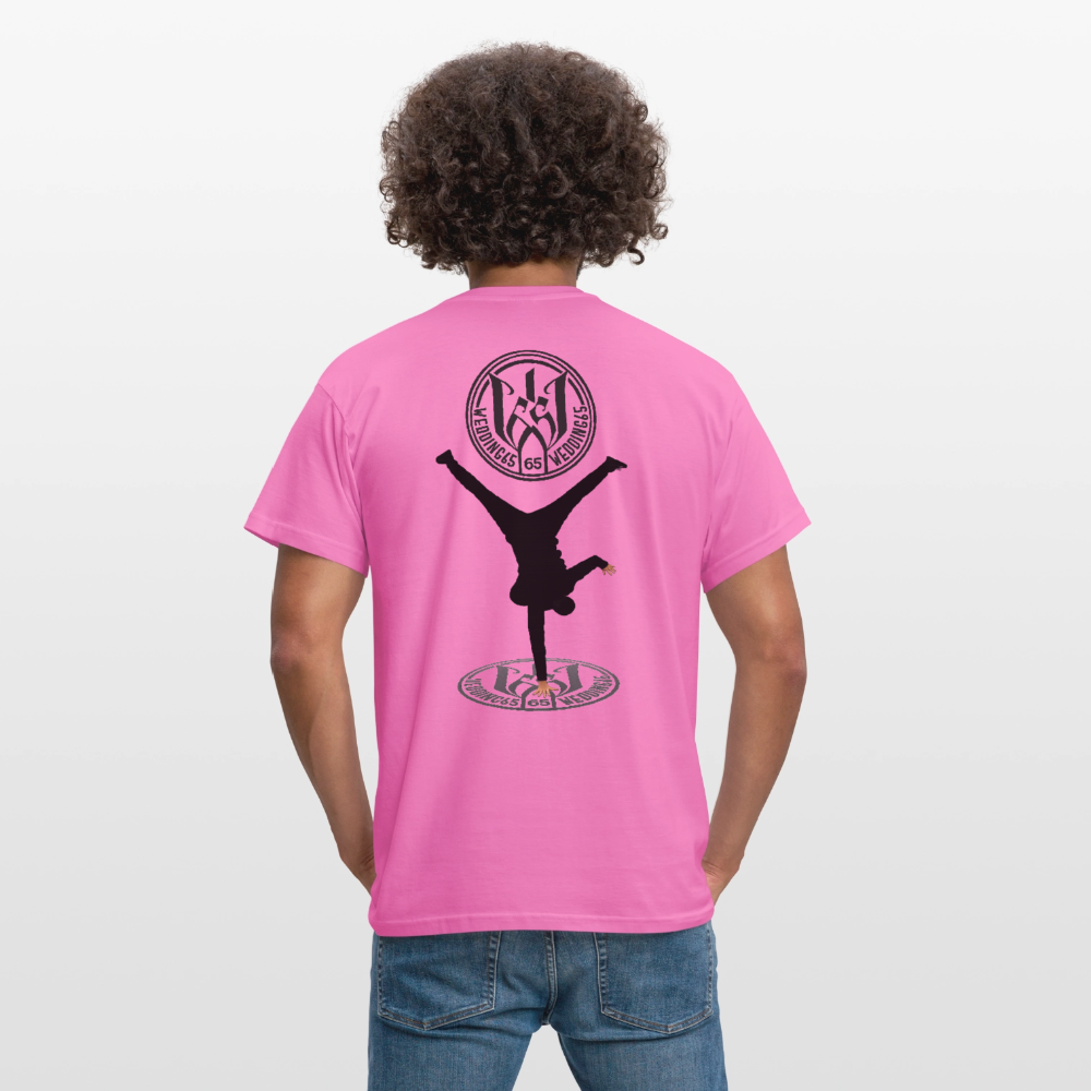 White Logo Breakdancer Mesutman Wedding65 Männer T-Shirt - Pink