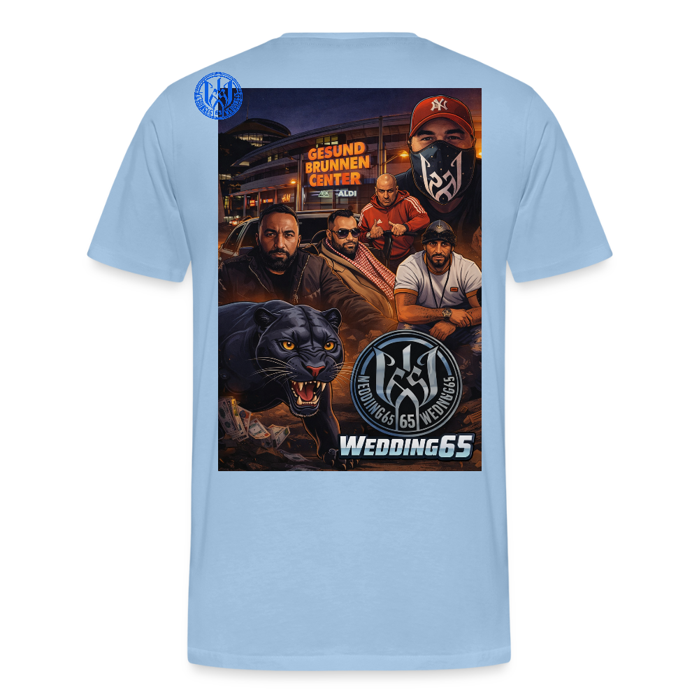 GBrunnen Wedding65 Männer Premium T-Shirt - Sky