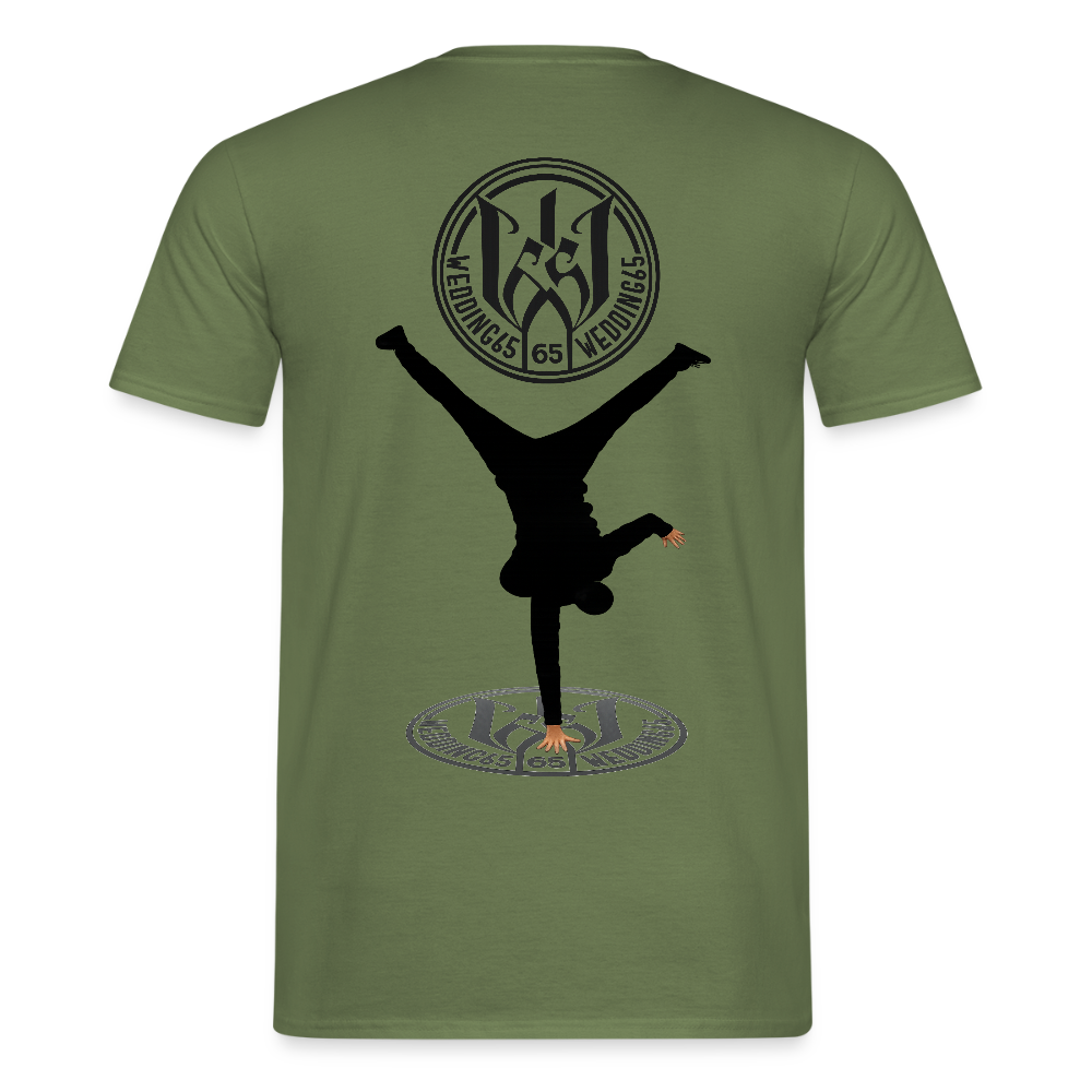 White Logo Breakdancer Mesutman Wedding65 Männer T-Shirt - Militärgrün