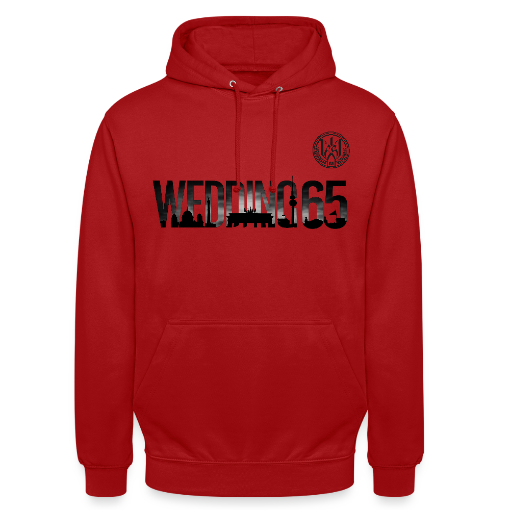 Wedding 65 Basic white Unisex Hoodie - Rot