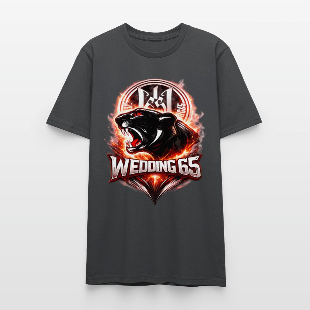 Red Panther WEDDING 65 Stanley/Stella Unisex T-Shirt - Anthrazit