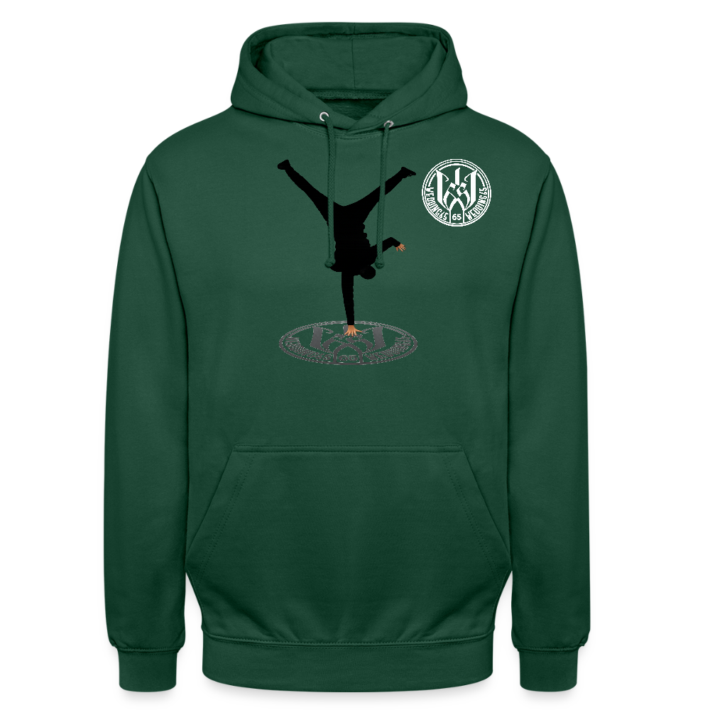 Breakdance 99 Wedding65 Unisex Hoodie - Flaschengrün