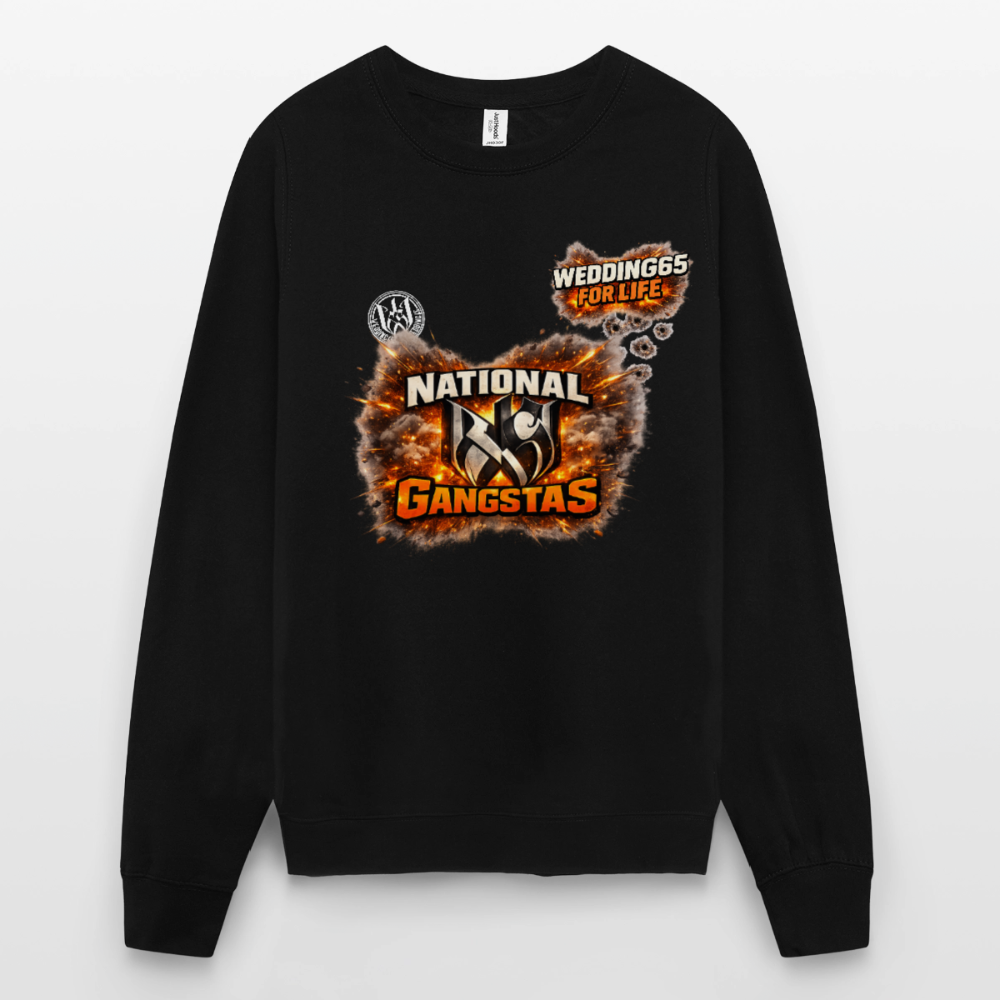 National Gangstas WEDDING65 Unisex Pullover - Schwarz