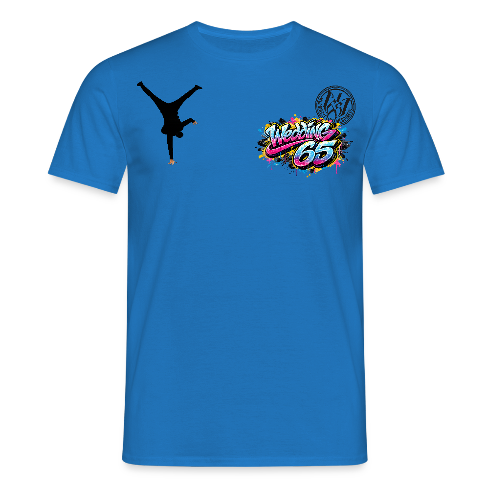 Männer Neon Wedding 65 T-Shirt - Royalblau