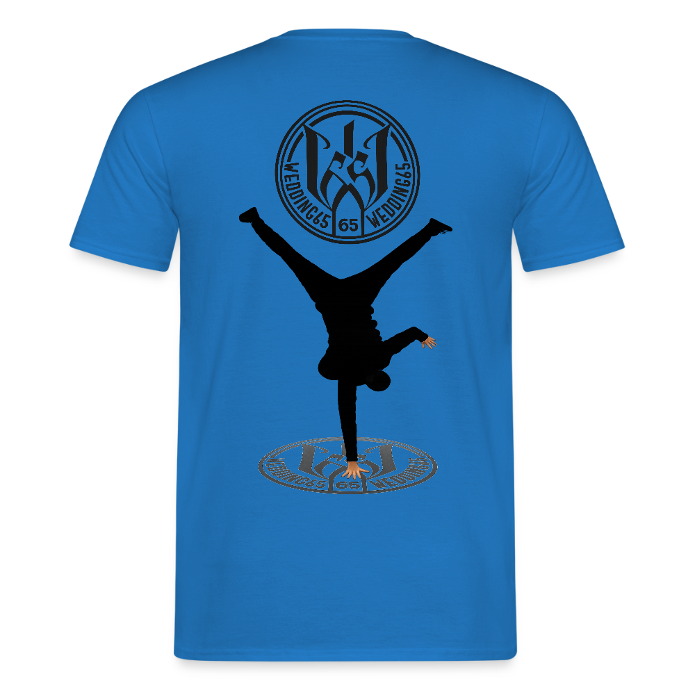 White Logo Breakdancer Mesutman Wedding65 Männer T-Shirt - Royalblau
