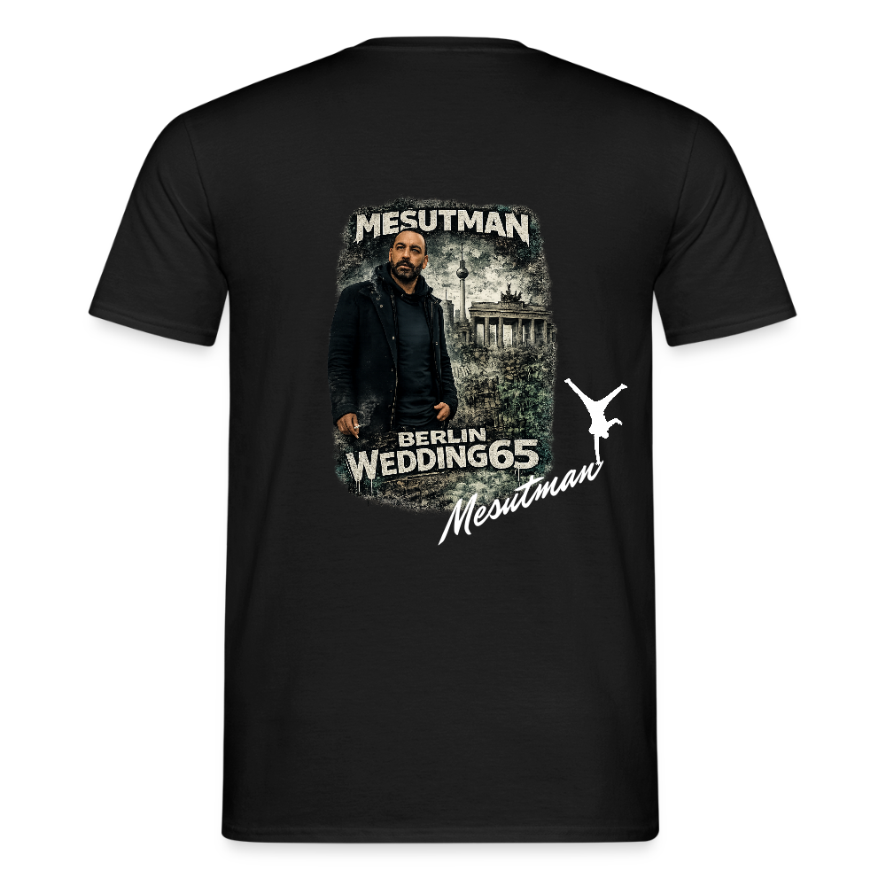 Mesutman65 Dritter Hinterhof Männer T-Shirt - Schwarz