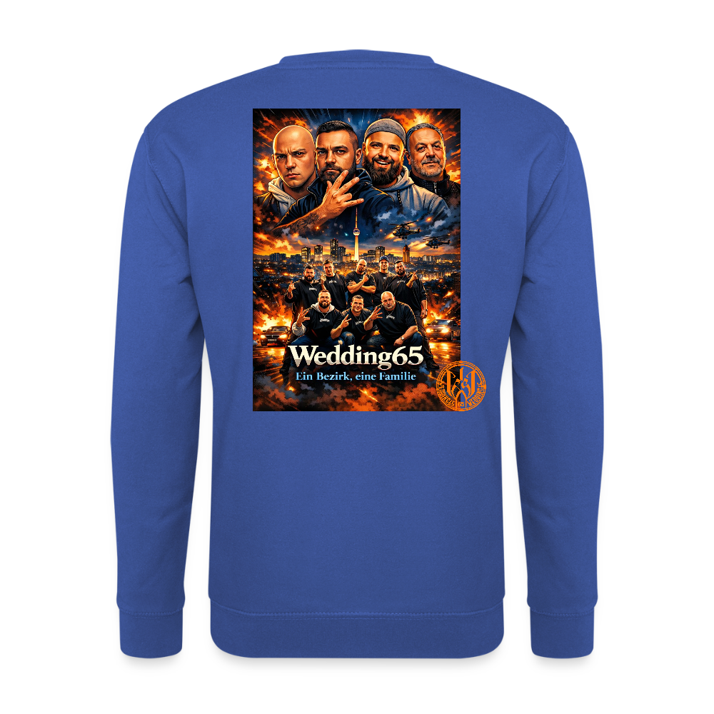 Wedding65 Familia Unisex Pullover - Royalblau