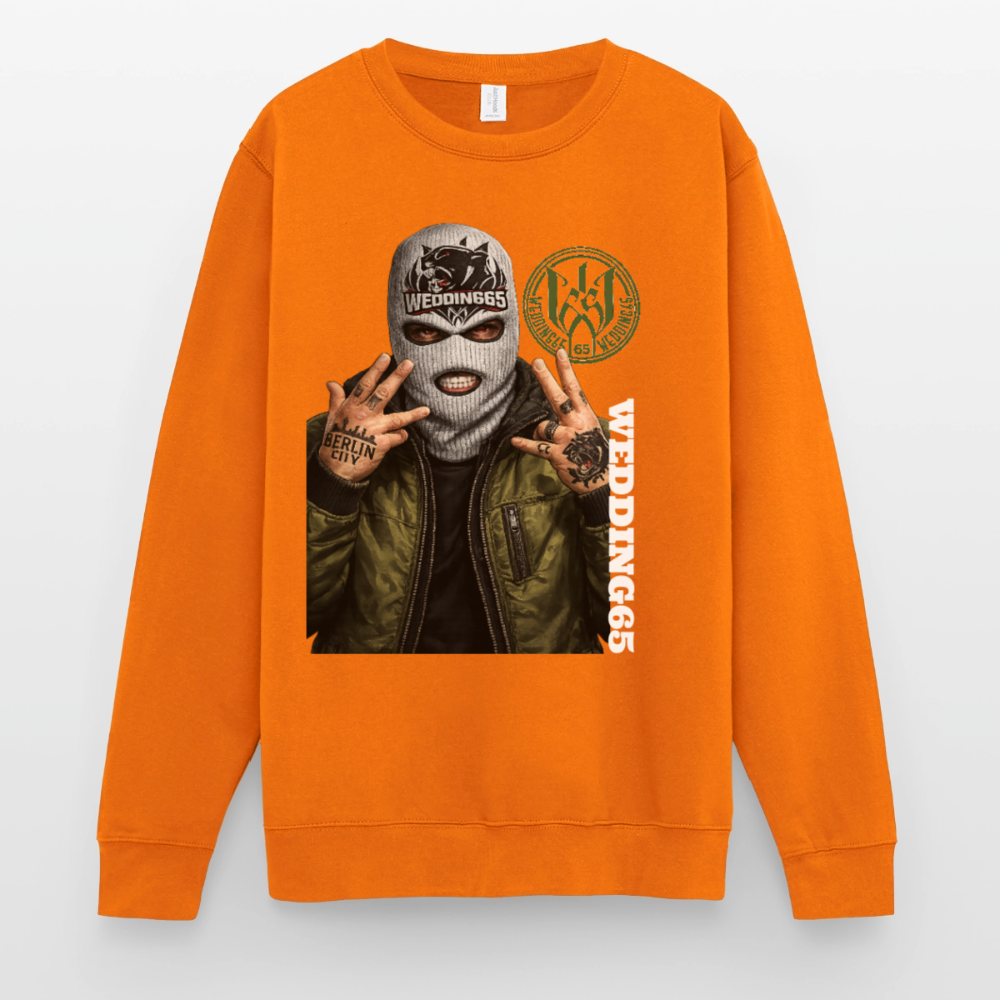 BC Green Wedding65 Unisex Pullover - Orange