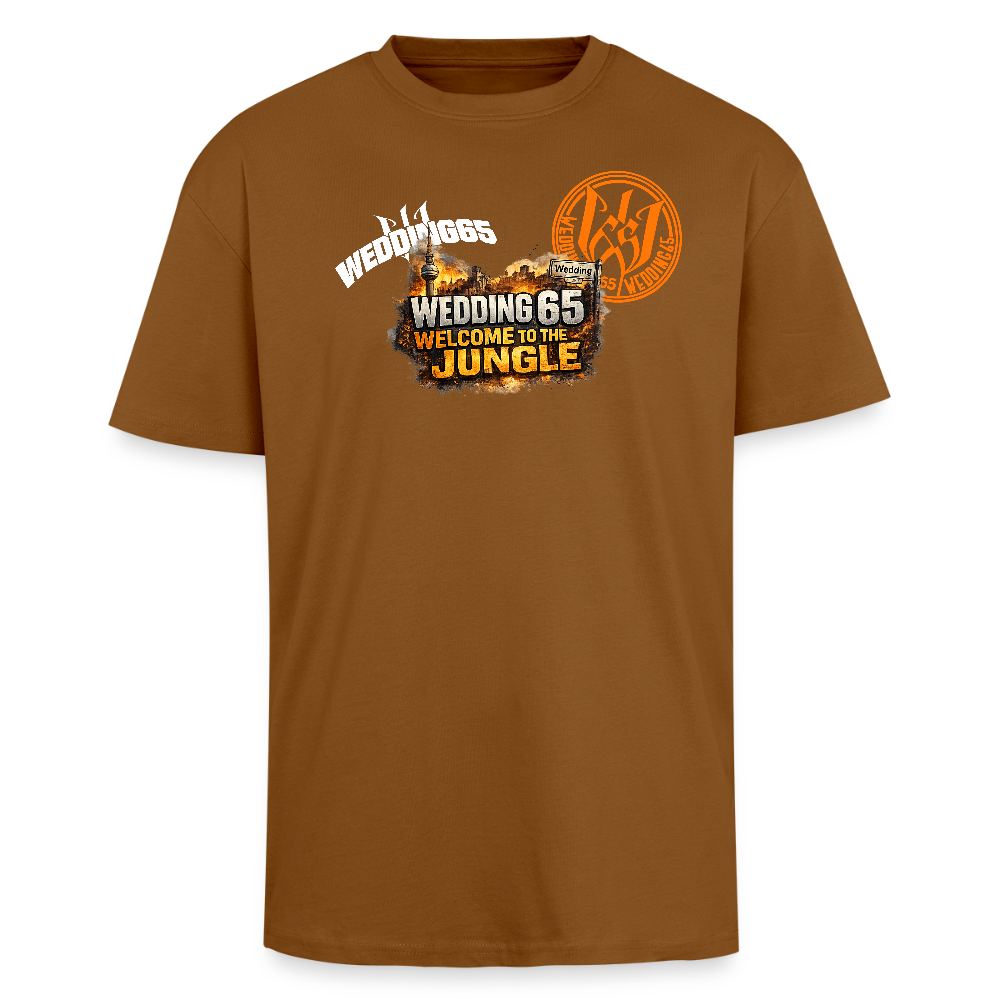 Jungle Wedding65 Heavy Oversize T-Shirt - Toffee