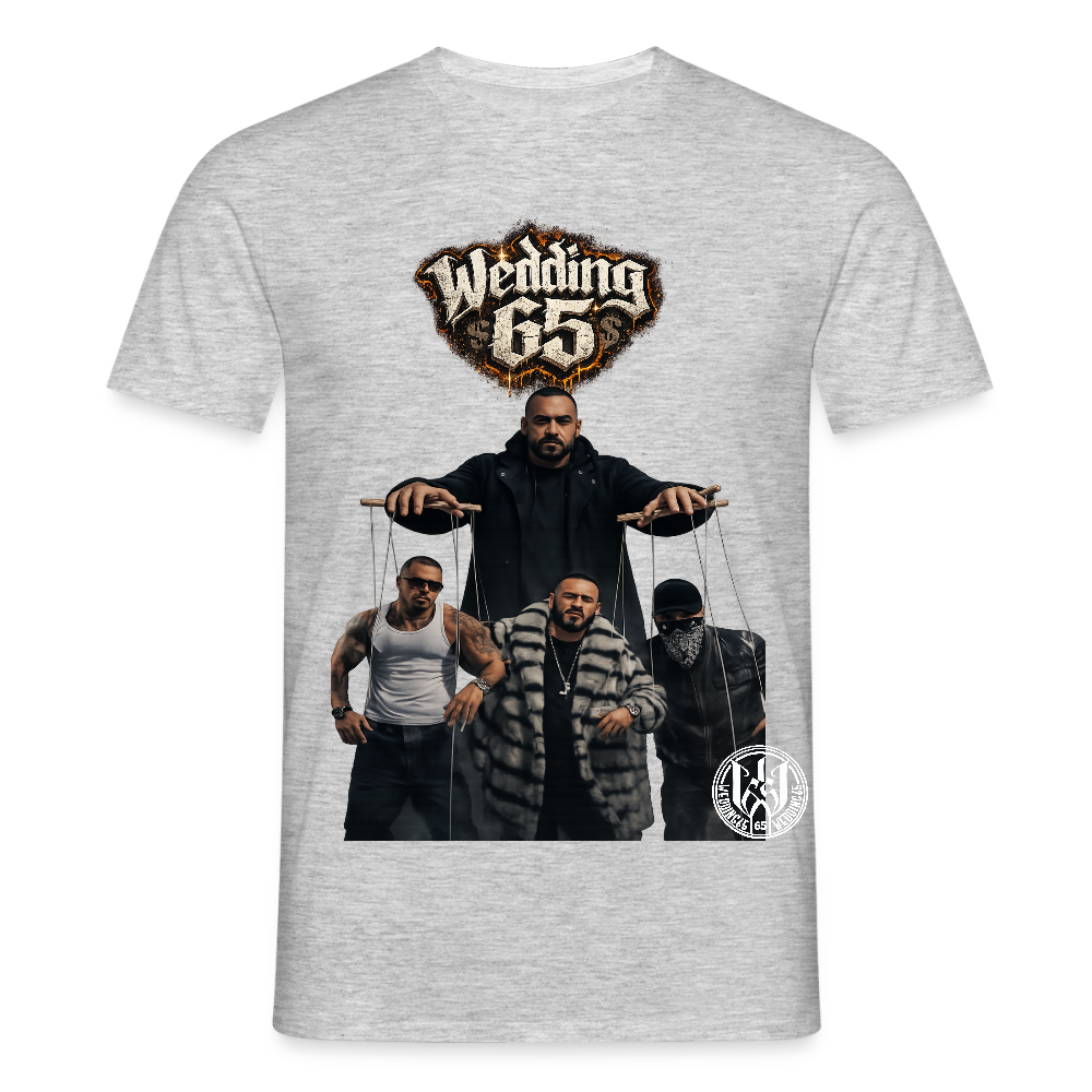 Wedding65 - Right- Männer T-Shirt - Grau meliert