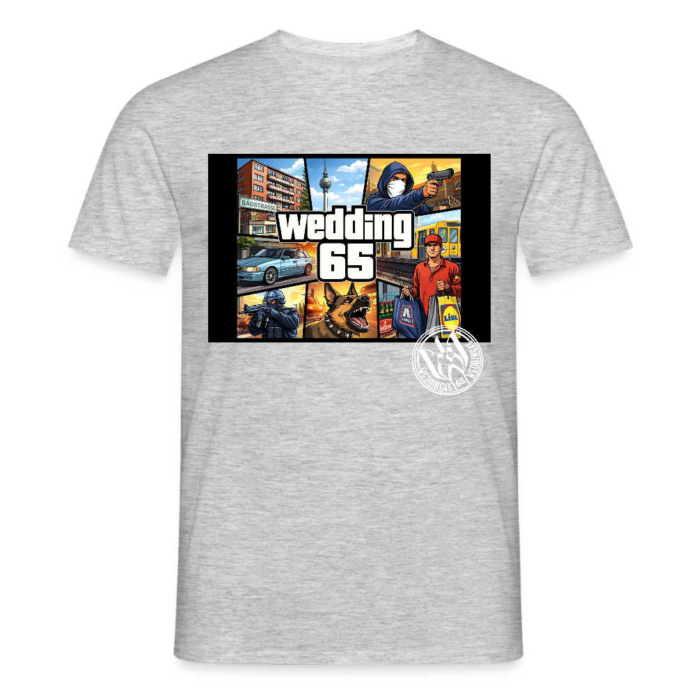 Männer Wedding 65 GTA T-Shirt - Grau meliert
