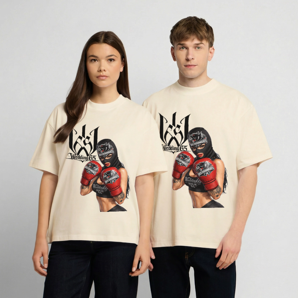 Boxer Wedding65 Heavy Oversize T-Shirt - Creme