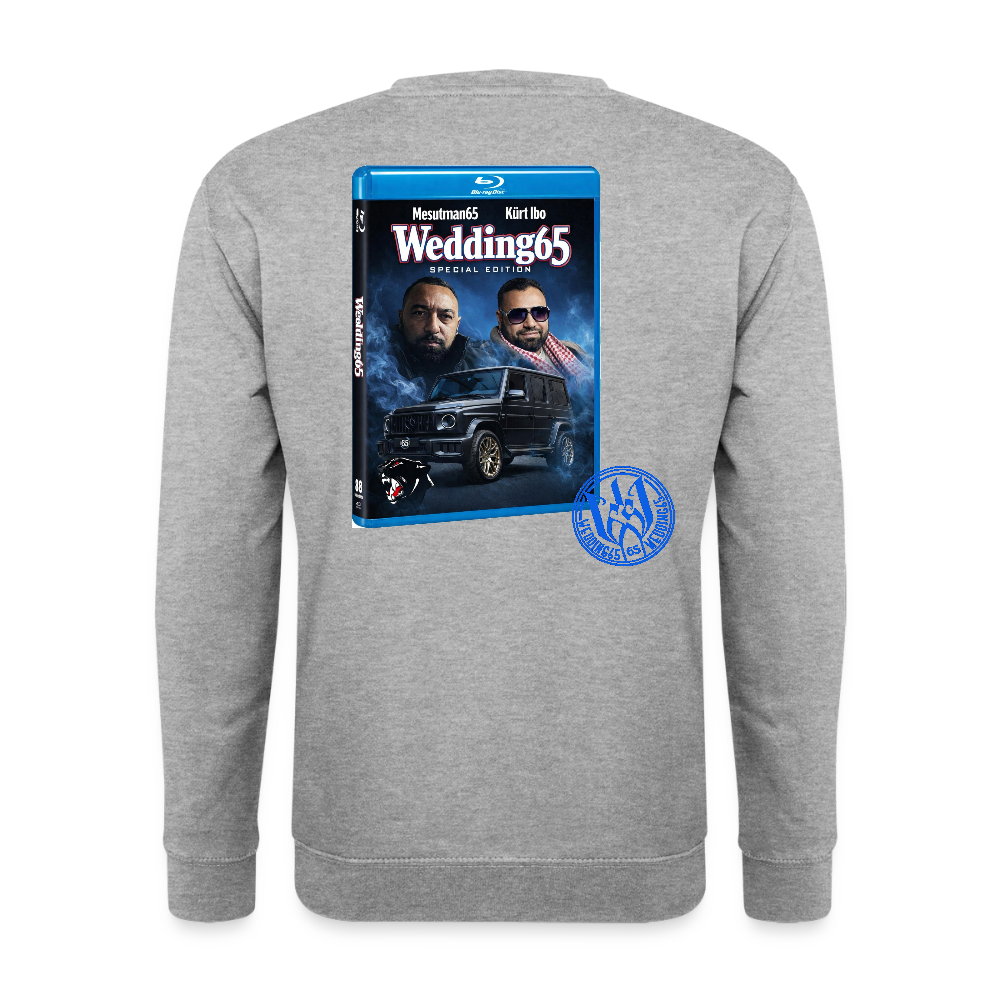 G-Wagon Wedding65 Unisex Pullover - Weißgrau meliert