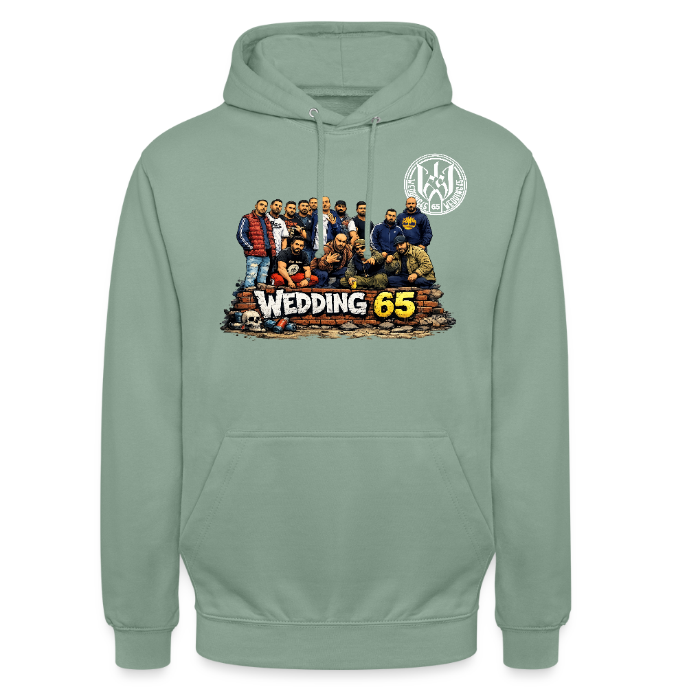 Group Wedding65 Ghetto Unisex Hoodie - Graugrün