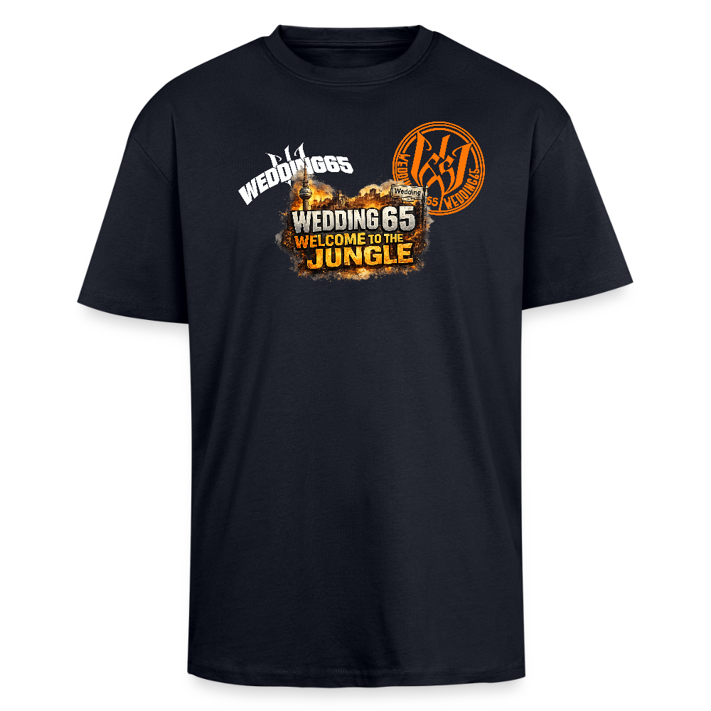 Jungle Wedding65 Heavy Oversize T-Shirt - French Navy
