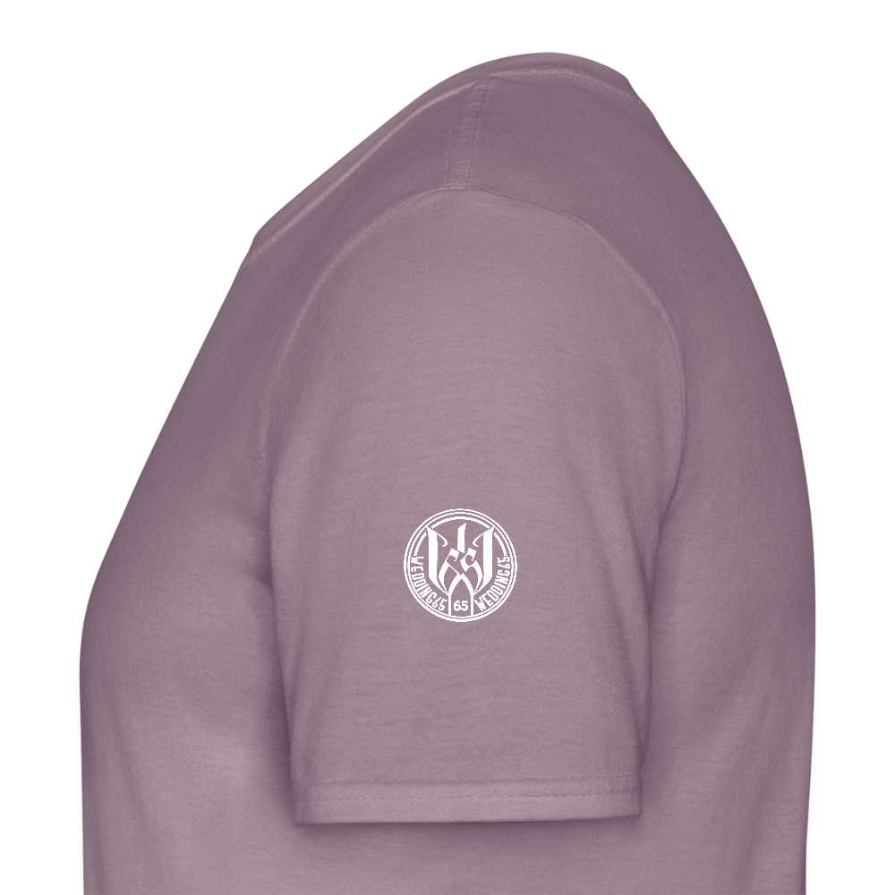 Black logo Shirt Wedding65 Männer T-Shirt - Lilagrau 