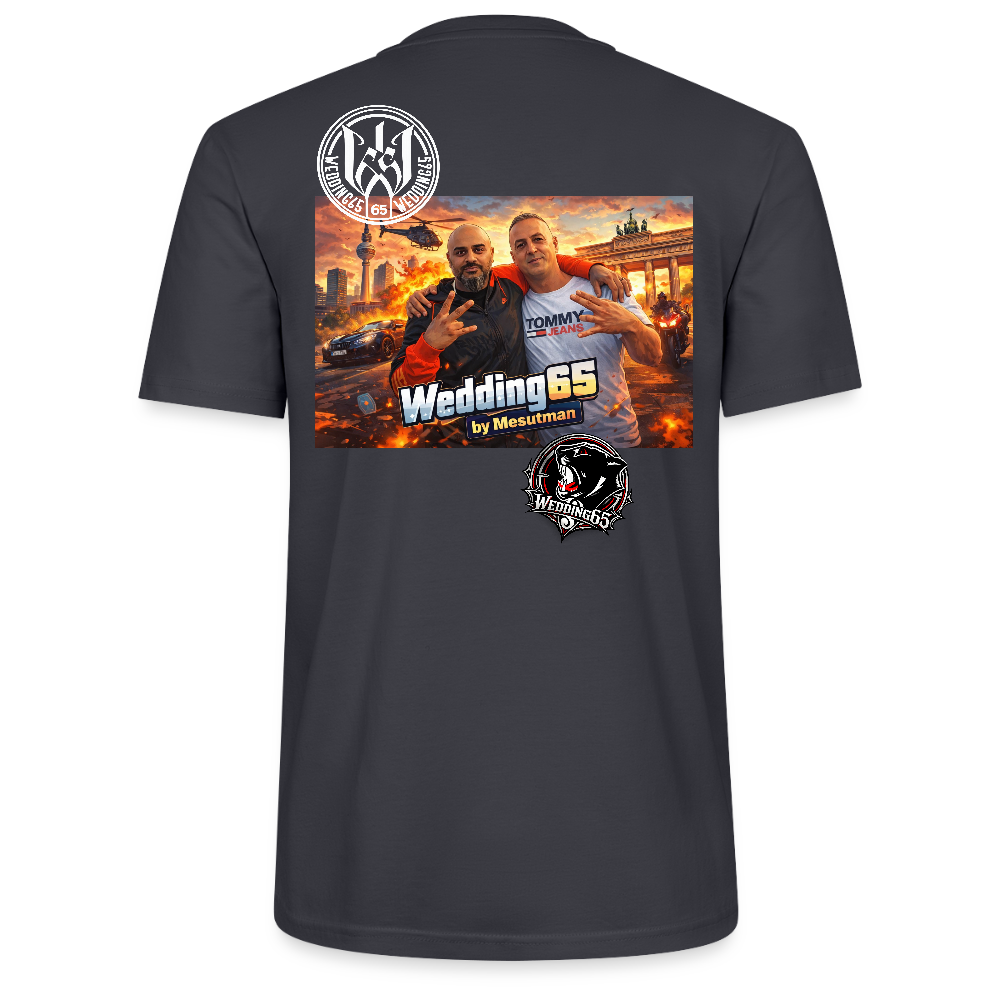 Massiv Wedding65 Berlin T-Shirt - Dunkles Graublau