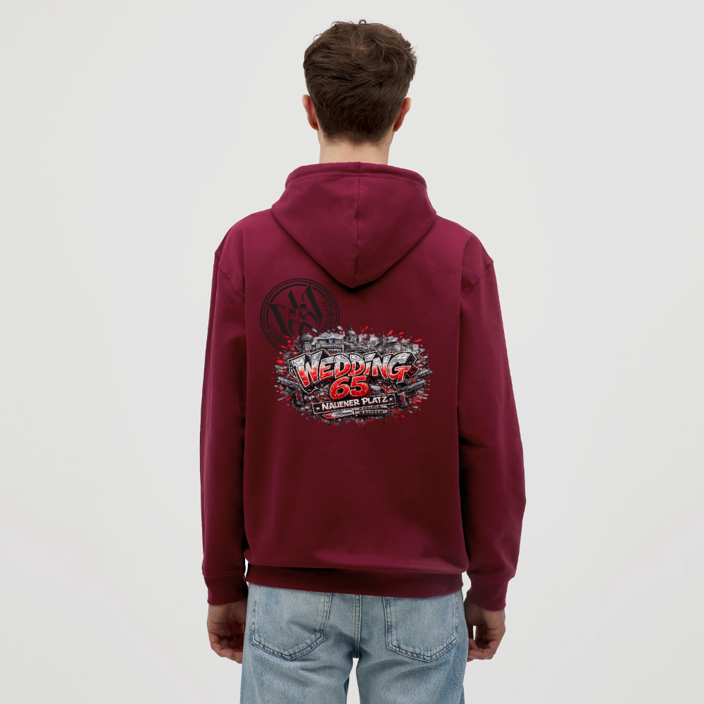 Berlin Wedding 65 Nauener Platz Unisex Hoodie - Bordeaux