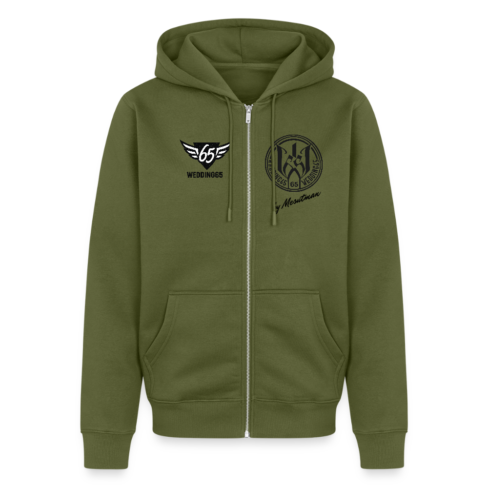 Cla$$ic Wedding 65 Berlin Männer Premium Kapuzenjacke - Khaki