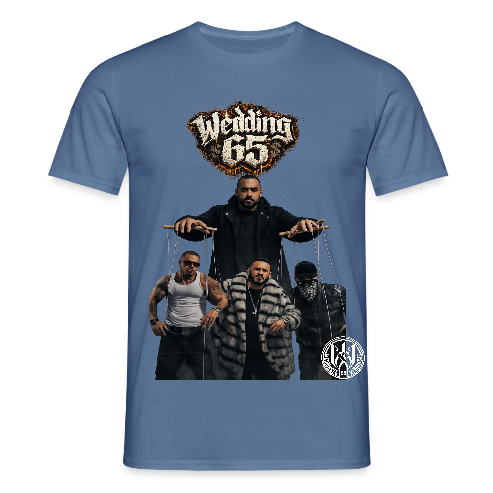 Wedding65 - Right- Männer T-Shirt - Taubenblau 