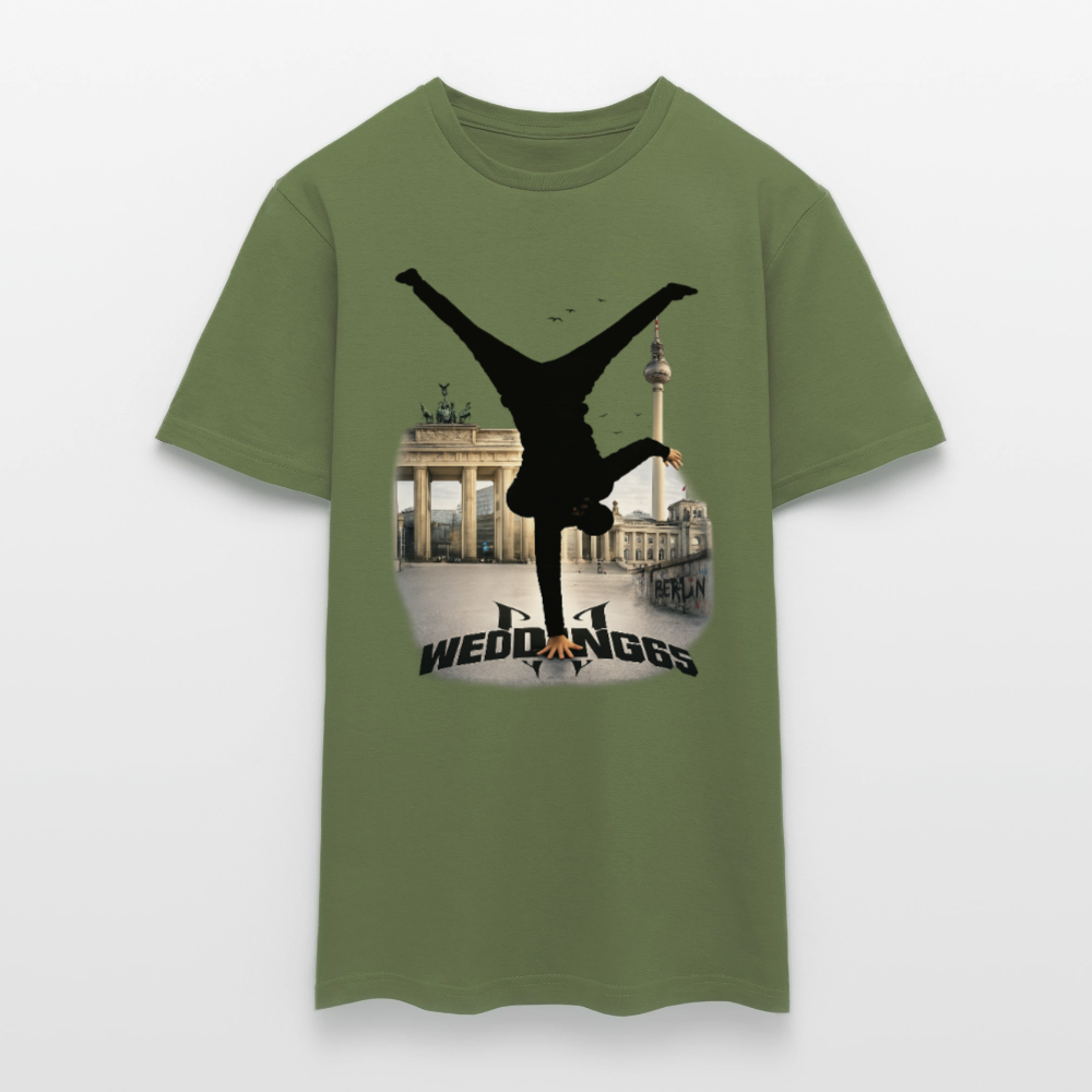 Berlin Sight Skyline Wedding 65 Männer T-Shirt - Militärgrün