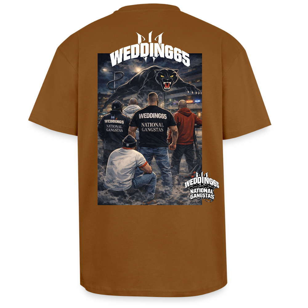Crew Wedding65 GB Heavy Oversize T-Shirt - Toffee