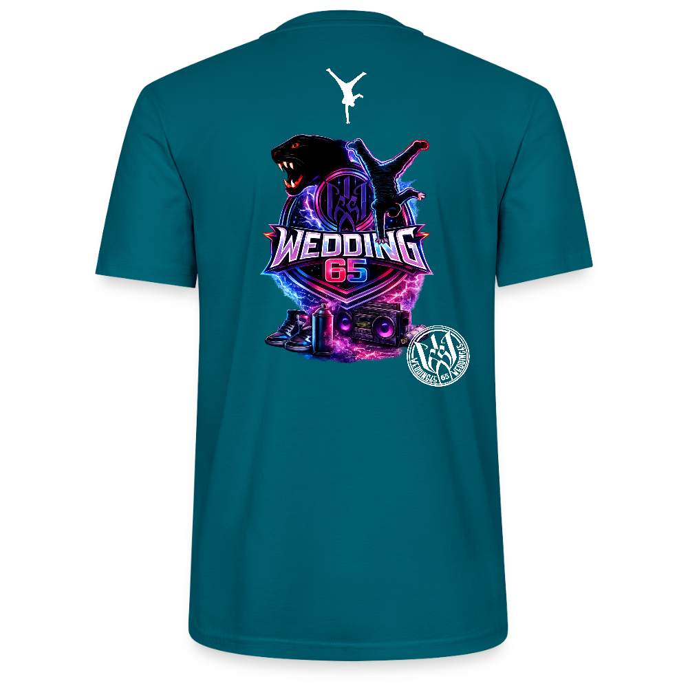 Neon Wedding65 Unisex T-Shirt CRAFTER - Ozeanblau