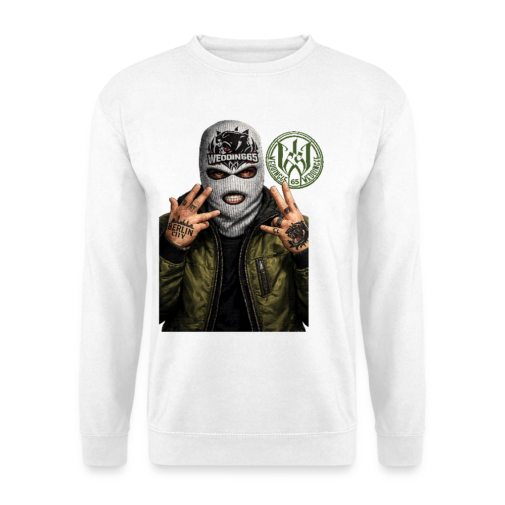 BC Green Wedding65 Unisex Pullover - Weiß