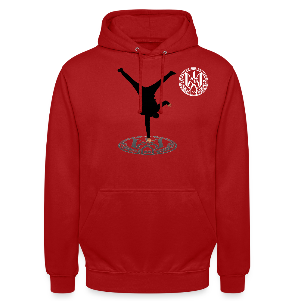 Breakdance 99 Wedding65 Unisex Hoodie - Rot