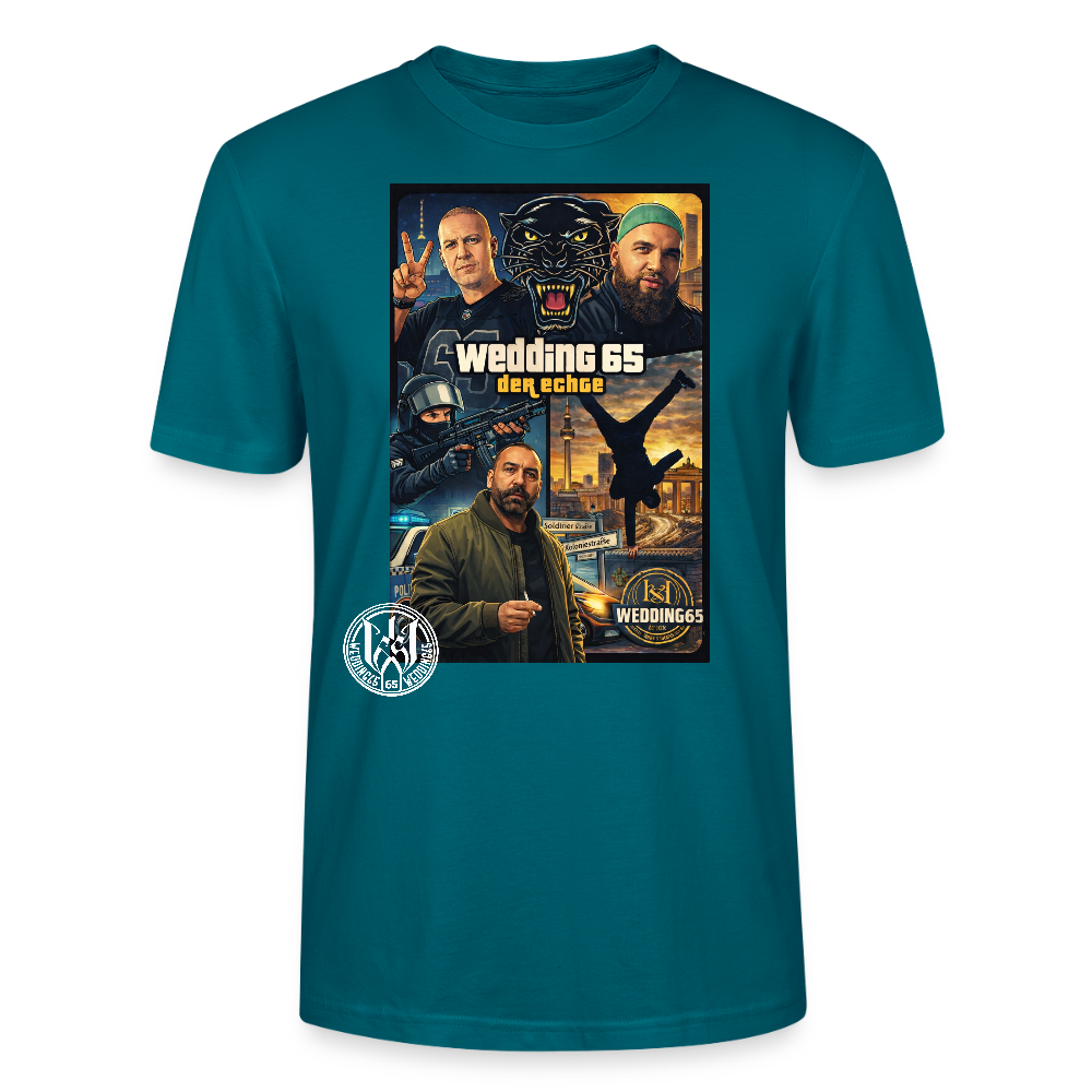 Der Echte Wedding 65 Unisex T-Shirt - Ozeanblau