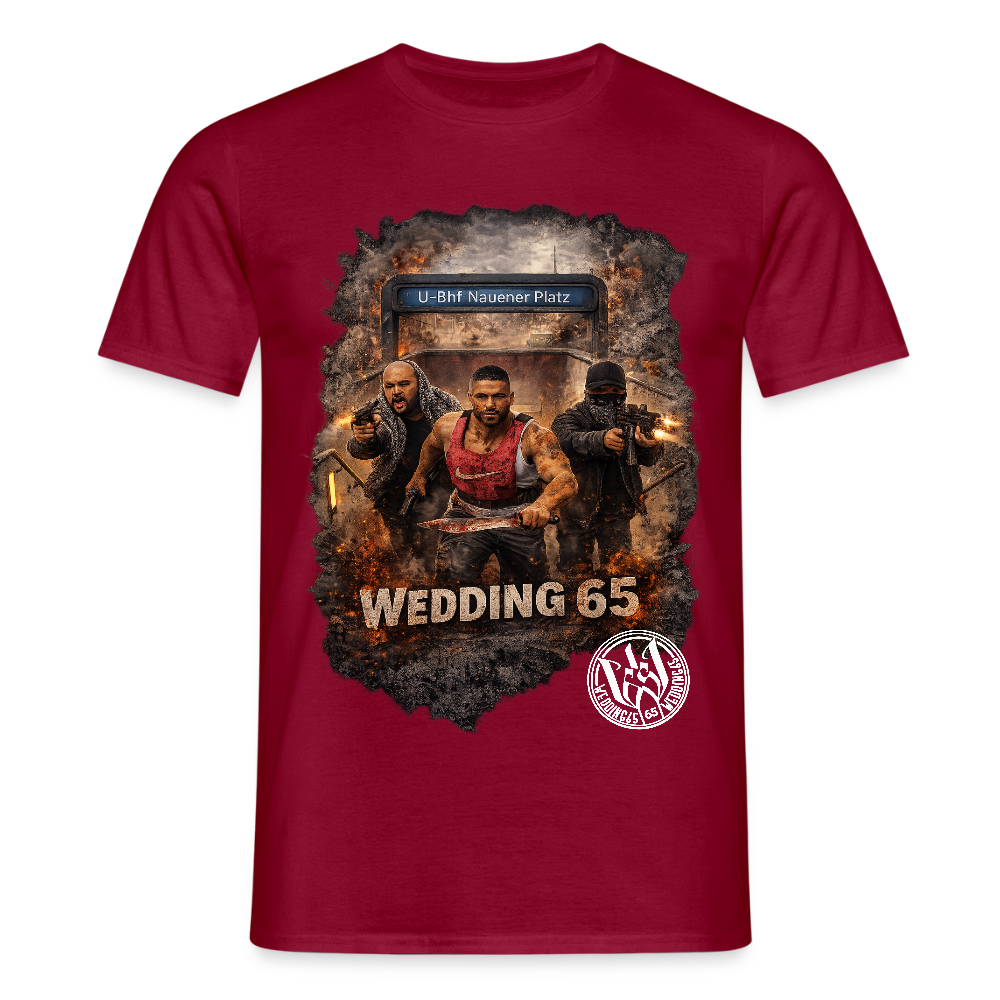CS Wedding65 Männer T-Shirt - Ziegelrot