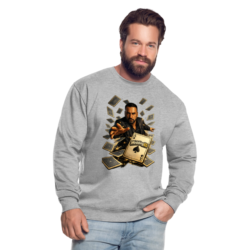 Magic Wedding 65 Mesutman Unisex Pullover - Weißgrau meliert