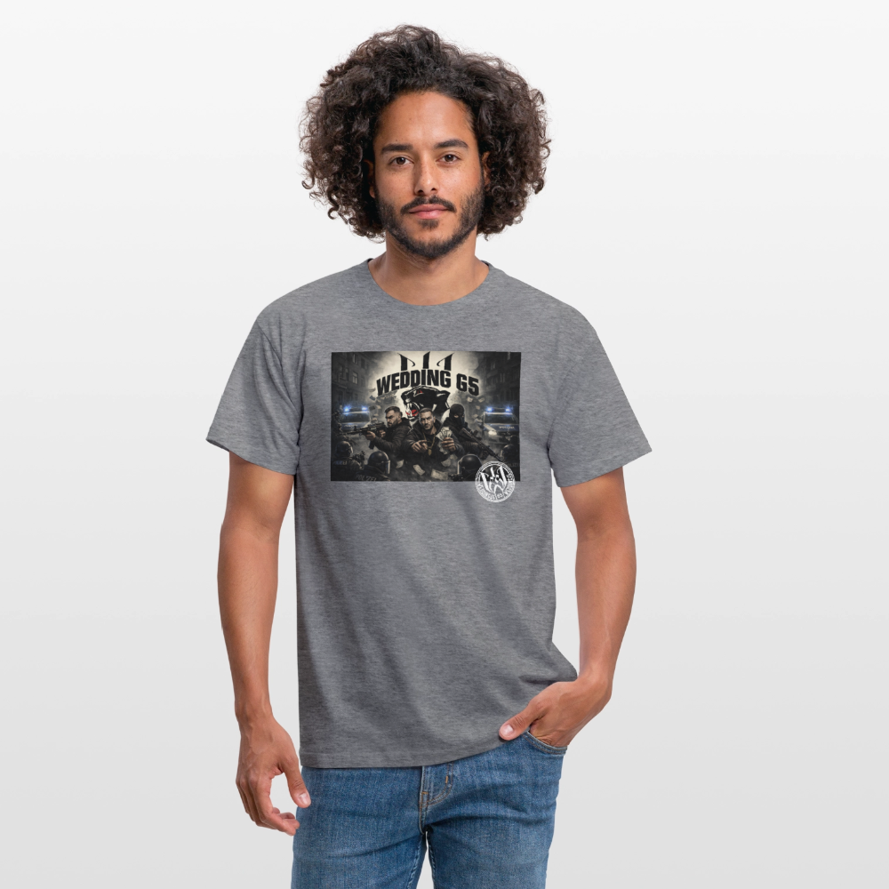 Wedding 65 Street Crime Männer T-Shirt - Graphit meliert