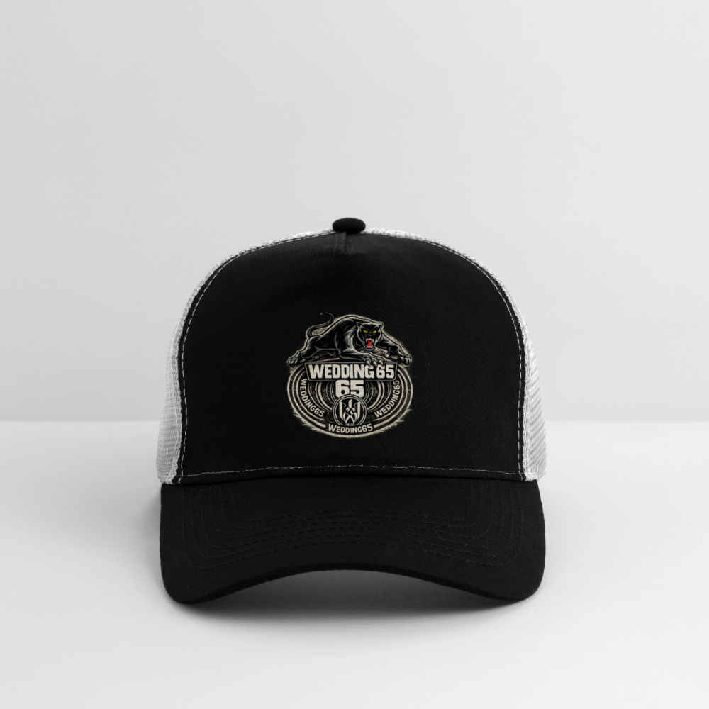 Wedding  65 Panther Berlin Trucker Cap - Schwarz/Steingrau