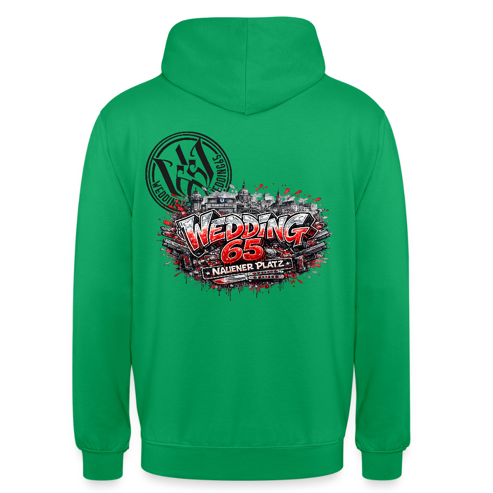 Berlin Wedding 65 Nauener Platz Unisex Hoodie - Kelly Green