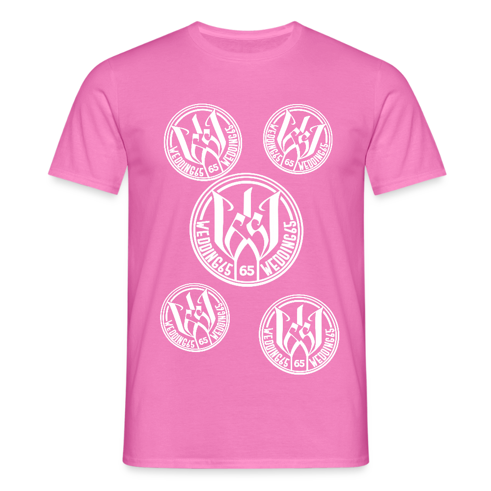 Black logo Shirt Wedding65 Männer T-Shirt - Pink